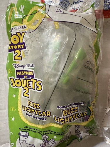 1999 Lot Of 6 Disney Toy Story 2 Candy Dispensers McDonalds Toys Complete Set - Picture 5 of 14