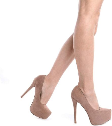 DREAM PAIRS Womens Platform High Stilettos Heel Wedding Party Dress Pump Shoes - Picture 34 of 63
