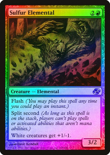 Sulfur Elemental FOIL Planar Chaos PLD Red Uncommon MAGIC MTG CARD ABUGames