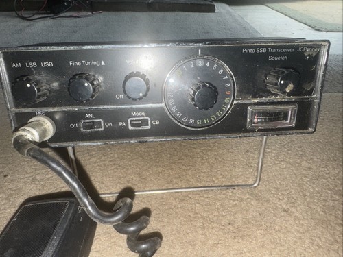 VINTAGE JCP JC PENNY 23 CHANNEL CB RADIO PINTO SSB 981-3445 UNTESTED W MIC - Zdjęcie 2 z 2