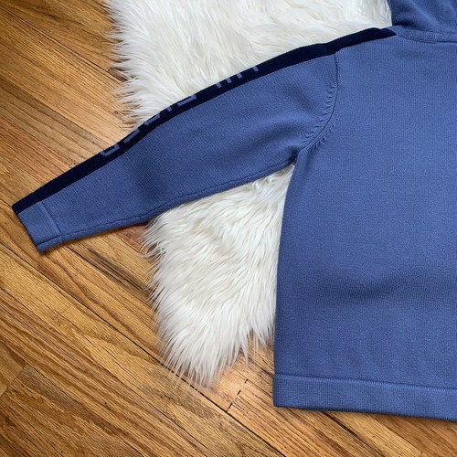 Tommy Hilfiger Boys Size Youth Small Long Sleeve Blue Sweater With Hood - Picture 10 of 11