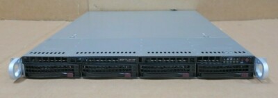 Supermicro CSE-815 X10SLM+-LN4F CTO E3-1200 v3/v4 4x DIMM 4x 3,5'' Bay 1HE Server
