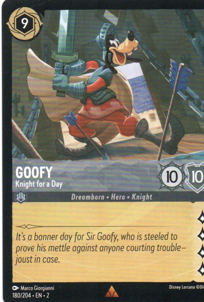 Disney Lorcana - Rise of the Floodborn - Goofy #180 Rare | eBay