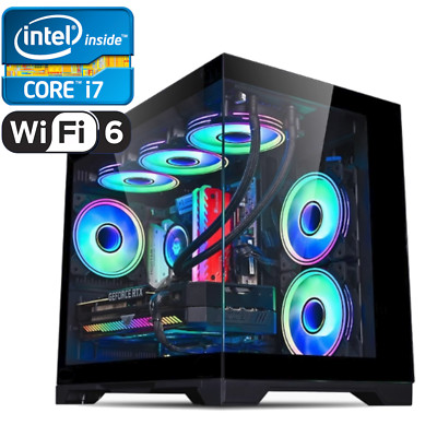 Custom Build ARGB Gaming PC Intel Core i7 1TB SSD 32GB RAM RTX3060 WIFI 6 WIN10