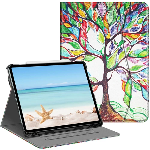 Folio Case für iPad Air 13 Zoll (M3) 2025 Schutzhülle Ständer Cover mit Tasche - Bild 18 von 18