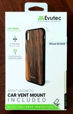 ¡NUEVO! Funda Evutec Serie AER para iPhone XS Max palo de rosa birmano - Montaje de ventilación para automóvil