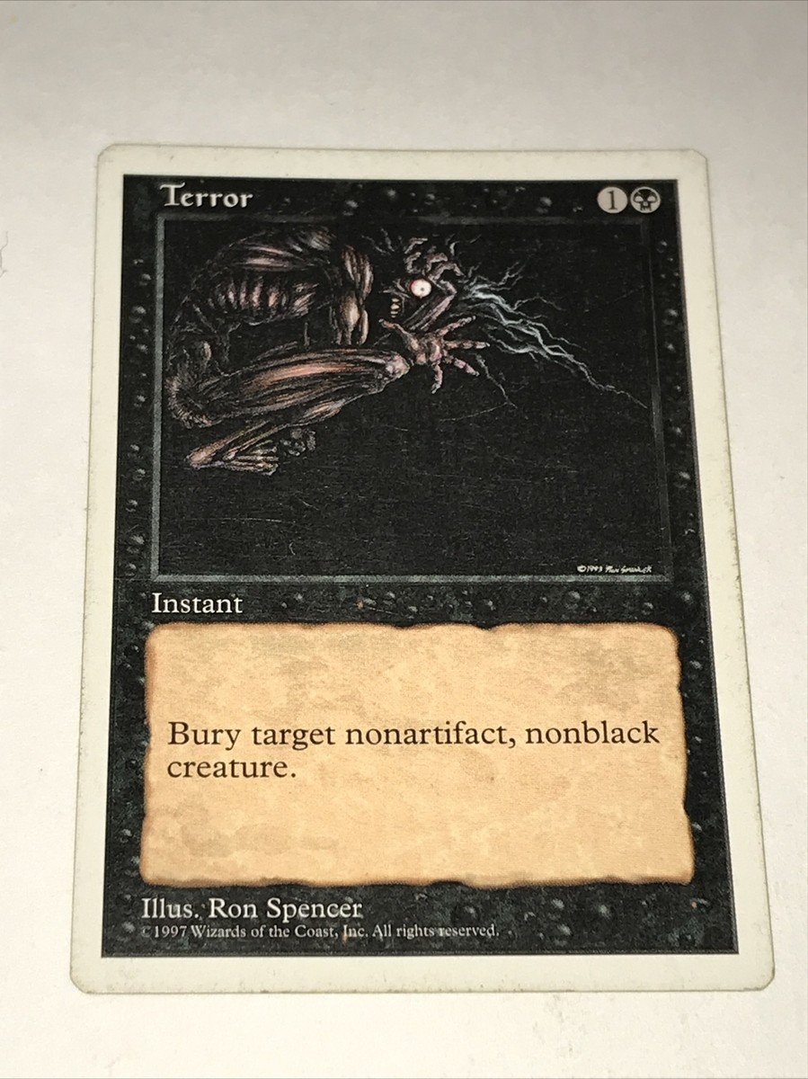 1997 Magic The Gathering Terror Card | eBay