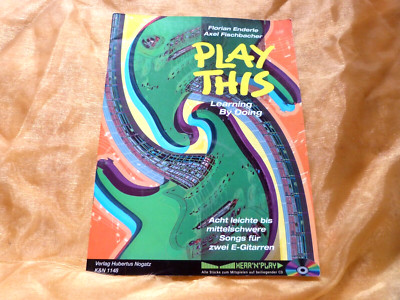 PLAY THIS Learning By Doing Noten für  E-Gitarren mit CD Enderle Fischbacher