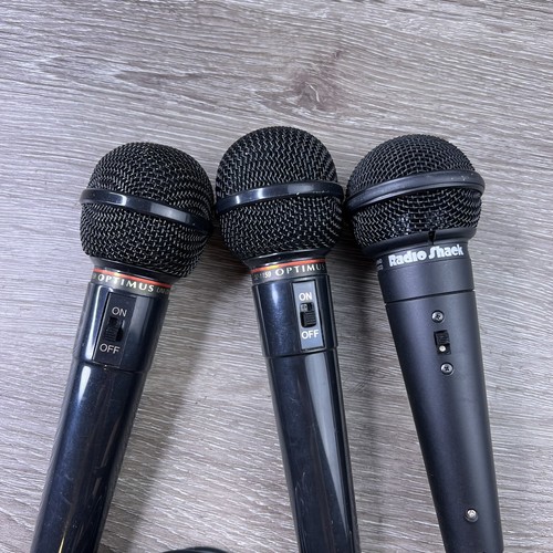 Radioshack Unidirectional Dynamic Microphone  33-984D Optimus  32-1159 Lot of 3 - Bild 5 von 7