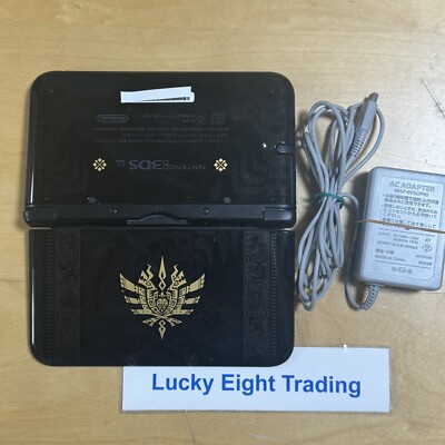 Nintendo 3DS XL LL Monster Hunter 4 Gore Magala Black