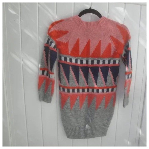 Gap Kids Sweater Tunic/Dress Geometric Colorful Size Med (8) wear with leggings - Picture 2 of 2