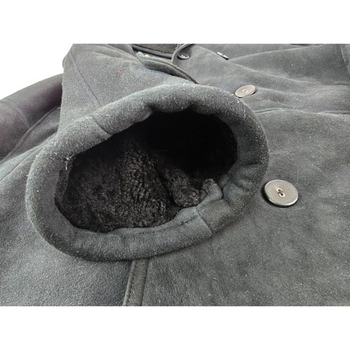 Versace Men's Shearling Sheepskin Suede Fur Lined Coat 50 M / L $5000 Italy - Picture 21 of 24