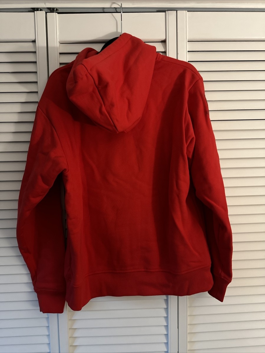 Kith X Disney Mickey Sleeve Patches Hoodie Red | eBay