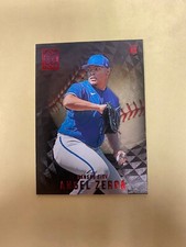 2022 PANINI CAPSTONE BASEBALL PERFORATED RED RC ANGEL ZERPA No. 109