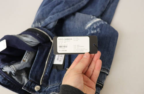 Jeans Dolce & Gabbana GRACE - Bleu Délavé, Taille S, Neuf Avec étiquettes