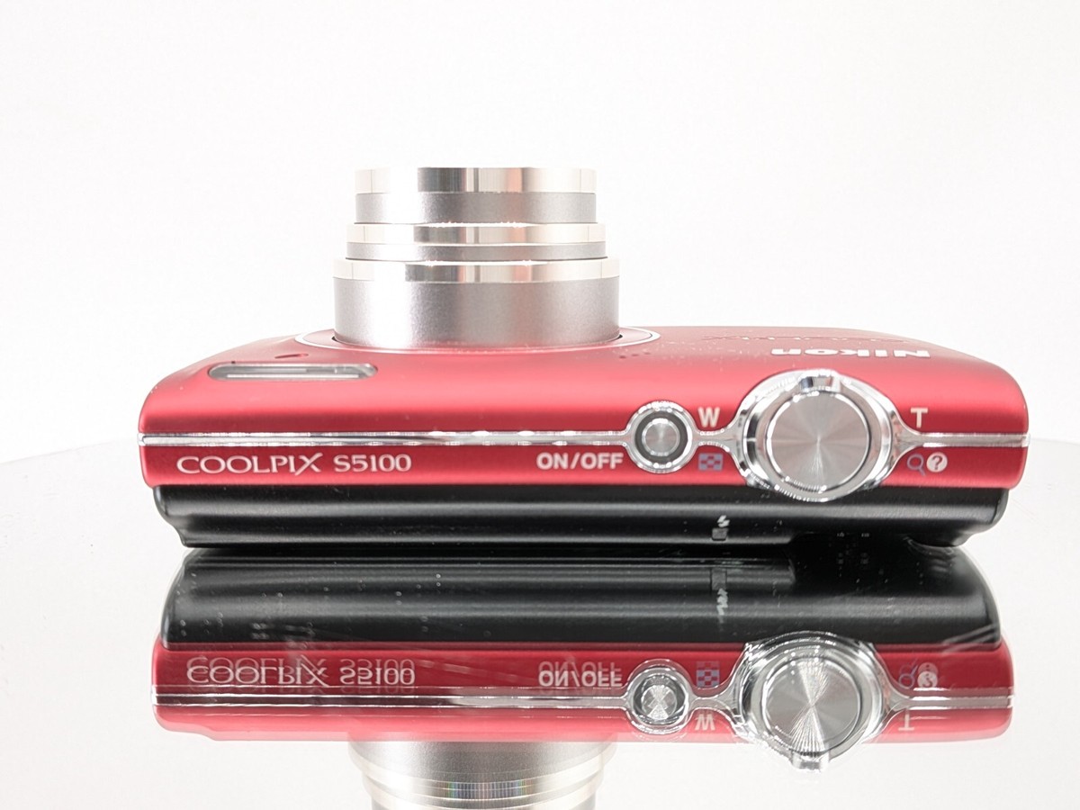 N.Mint]Nikon Coolpix S5100 Red 12.2MP Compact Digital from Japan