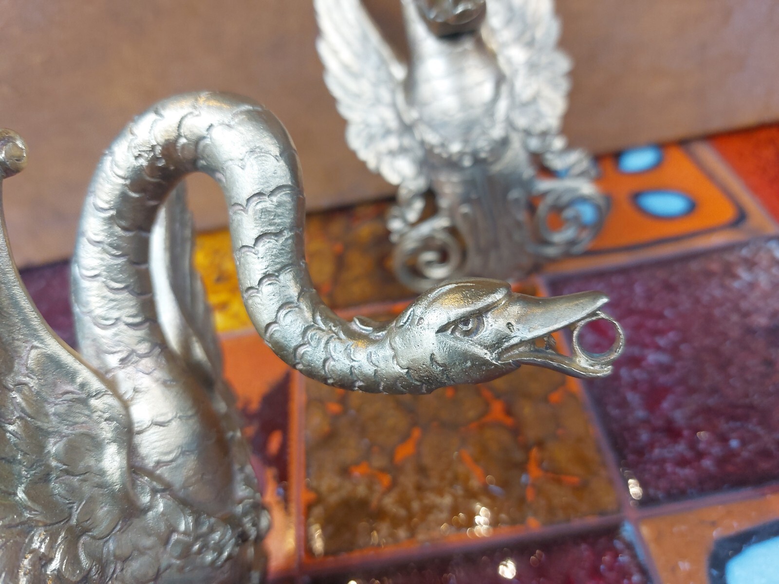 Bronze Style Empire Appliques Murales Cygnes eBay