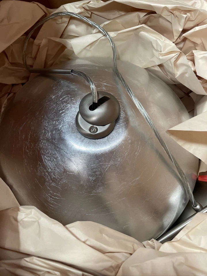 (C) Besa Lighting 1TT-4345SF-LED-SN Brio 14 Pendant Satin Nickel⚡️ - Image 4 of 4