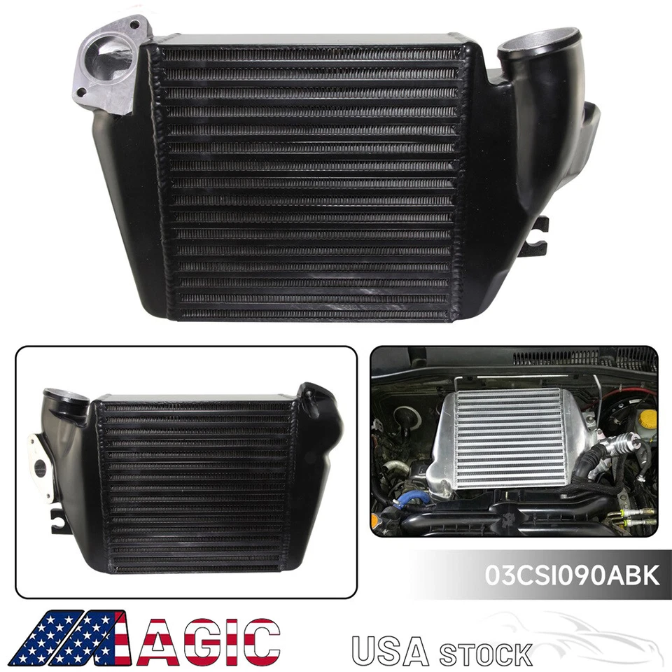 Top Mount Turbo Intercooler For Subaru Impreza WRX Forester XT Legacy GT EJ25 Foto 3 de 4
