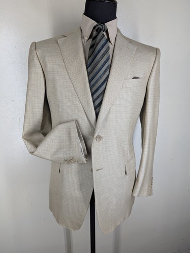 Ermenegildo Zegna Wool + Silk Sport Coat -No Pants- US Size 46 Reg---NEAR MINT - Picture 10 of 17