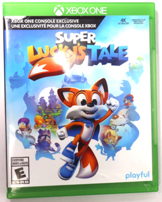 Super Lucky's Tale Game Microsoft XBox One 2017 Disc and Case EX! GB