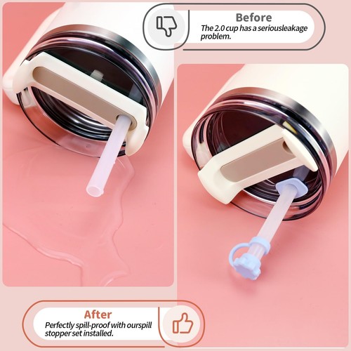 Set accessori 8 pezzi per tazza Stanley 30 40 oz manicotto isolato portabicchieri da viaggio - Foto 6 di 20