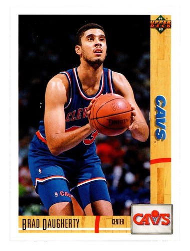 1994-95 NBA Hoops Basketball Card Brad Daugherty #33 Cleveland 