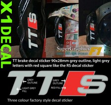 TT Brake Caliper Decal Sticker Compatible With front brakes x1 sold singly