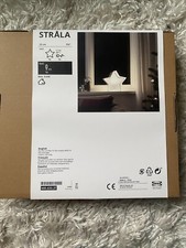 IKEA Strala WHITE STAR Table Lamp 9" Tall NIB