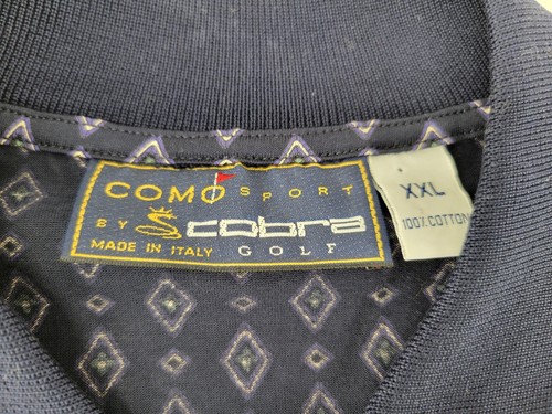 Como Sport by Cobra Colonial Golf Polo Shirt Mens Made In Italy Size 2XL - Picture 10 of 10