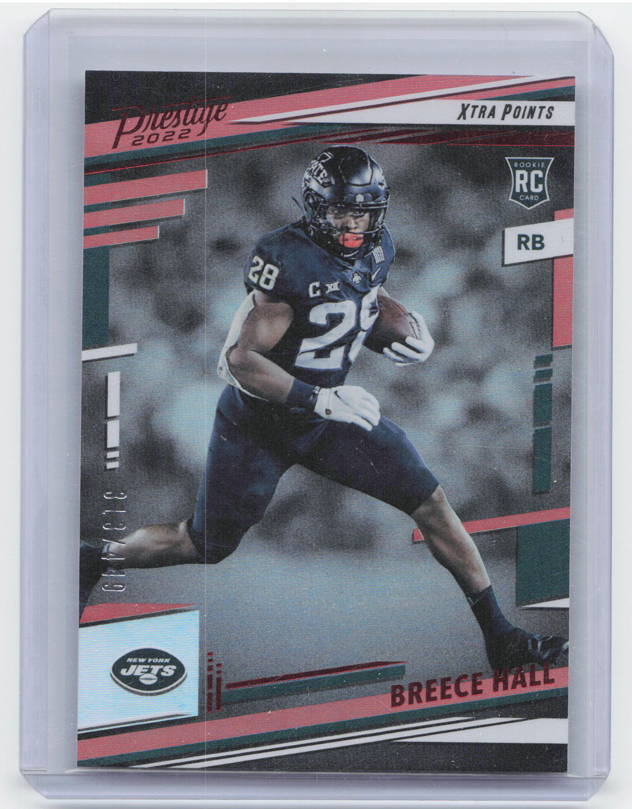 2022 Panini Prestige #313 Breece Hall Xtra Points Red #/449