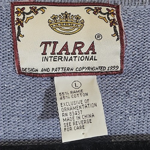 Pullover Tiara Vintage Blau Größe L - Bild 2 von 7