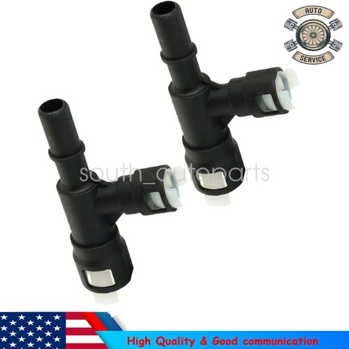 New 2Pcs Heater Hose Connector Fit Cadillac Chevrolet Tahoe Cadillac