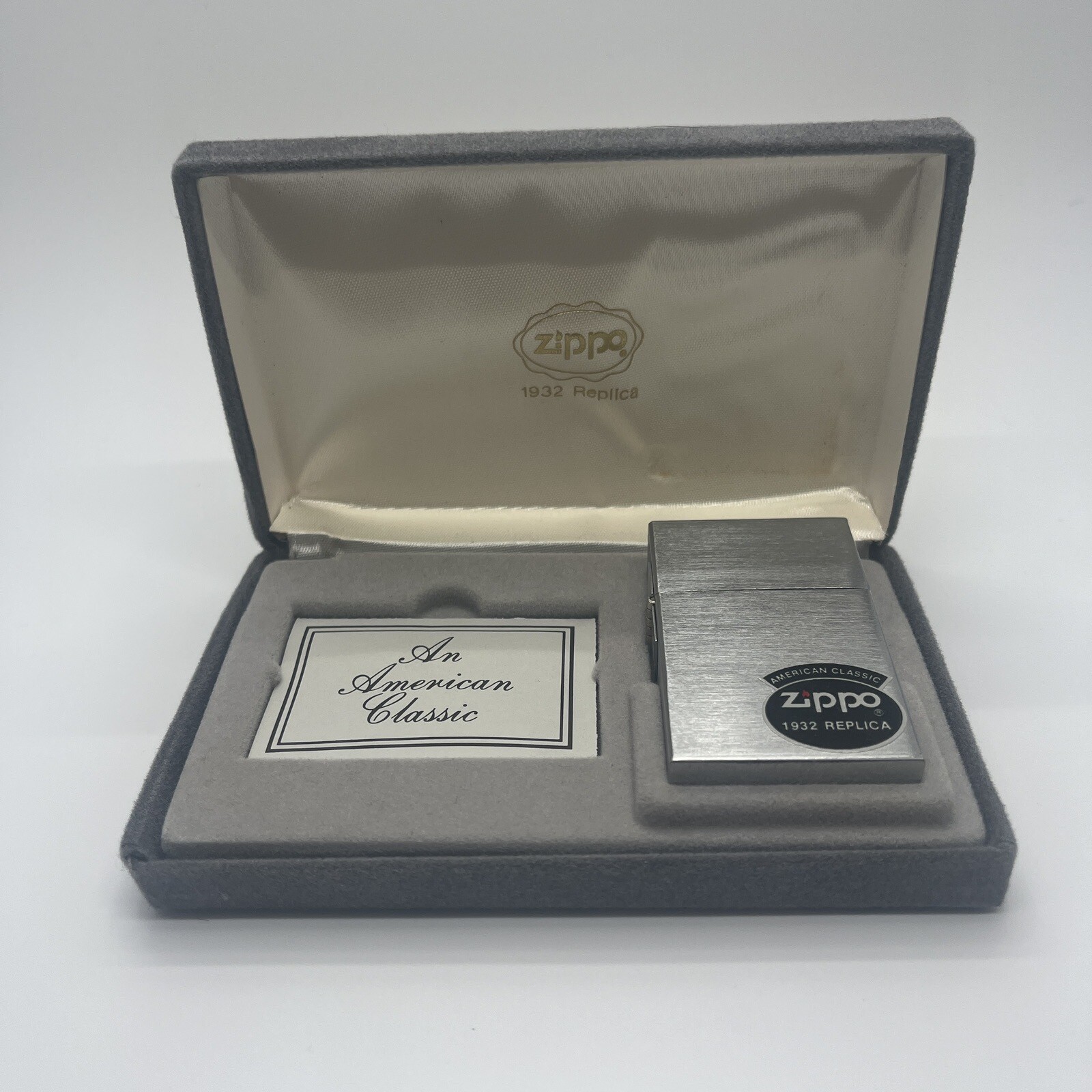 Vintage 1932 Original Replica An American Classic Zippo Ligh