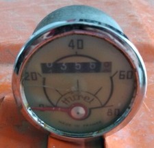 Huret Contachilometri Epoca scala 0/80 Vetro leggermente Rotto
