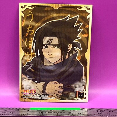 Sasuke Uchiha SP-02 Holo NARUTO Oversized Card 2003 ENSKY TCG
