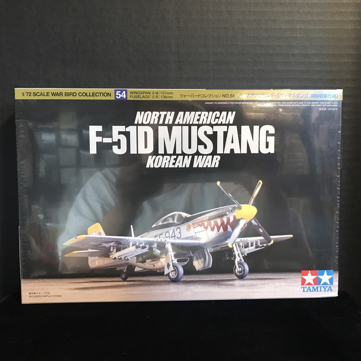 TAMIYA 60754 F-51D MUSTANG KOREAN WAR MODEL KIT-NIB-1/72 SCALE | eBay