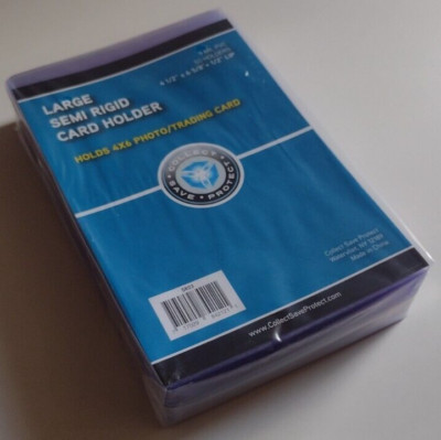 (50) CSP Semi-rigid 4x6 Protector New NIP with 1/2'' lip