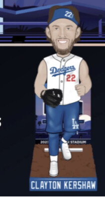 Official Los Angeles Dodgers Clayton Kershaw 5K Bobblehead 9/30/23 Rare!! 