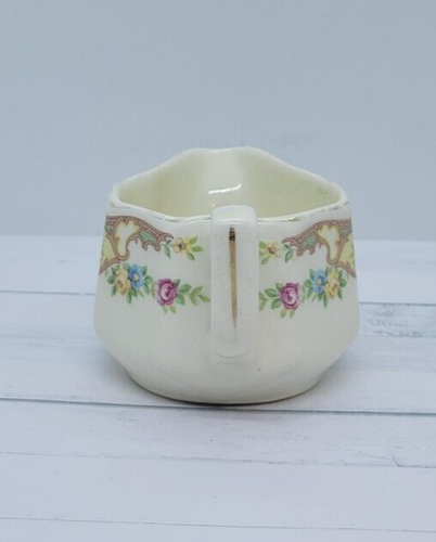Mount Clemens Pottery Mildred Mini Creamer USA 1920s Discontinued 6 oz Flat - Picture 7 of 10