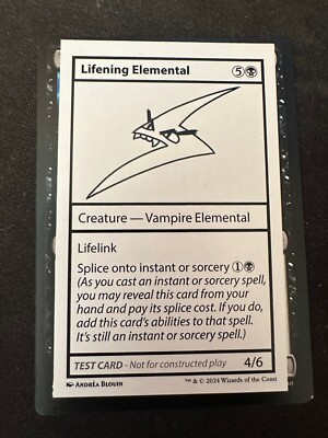MTG Mystery Booster 2 Playtest Cards - Lifening Elemental (NM)