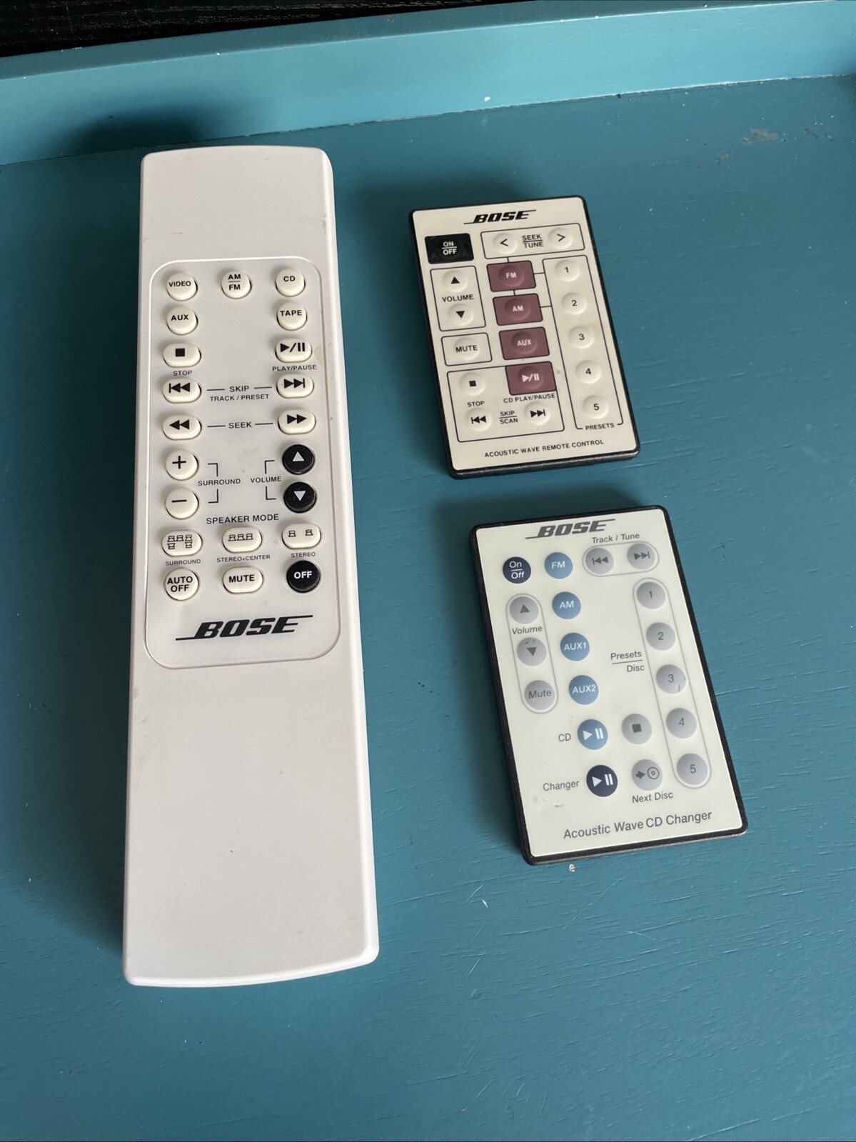 Lot: 1 Bose RC-9 Remote to Lifestyle 3 5 8 12 Music Center 5  & 2 Wave Controls