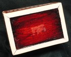 Lovely Vintage 1950s-60s Mother of Pearl Inlay Lined Wood Box for Sadaf Saffron — photo 7