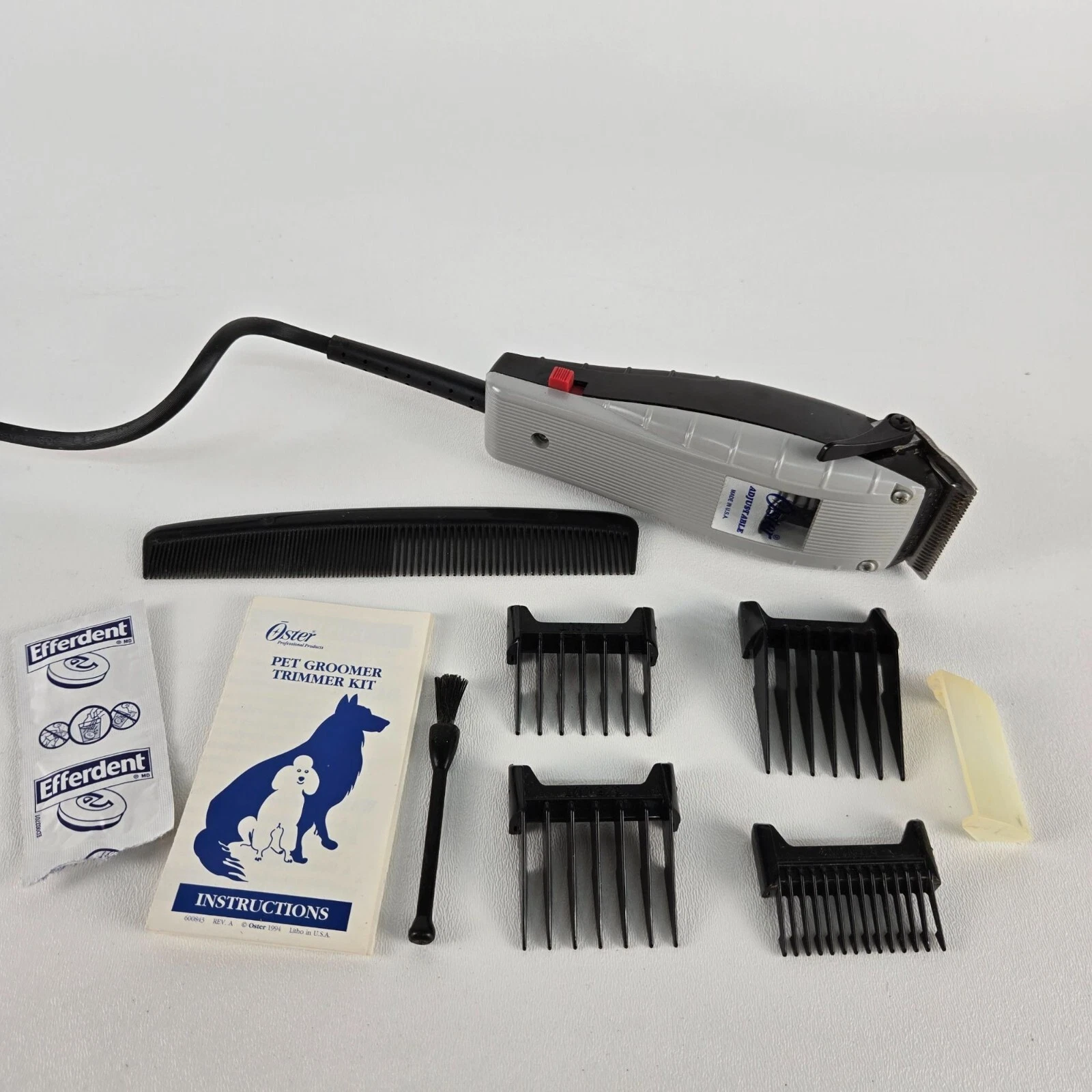Oster Adjustable Pet Groomer Trimmer Kit - Model 182-01 Series B USA Made