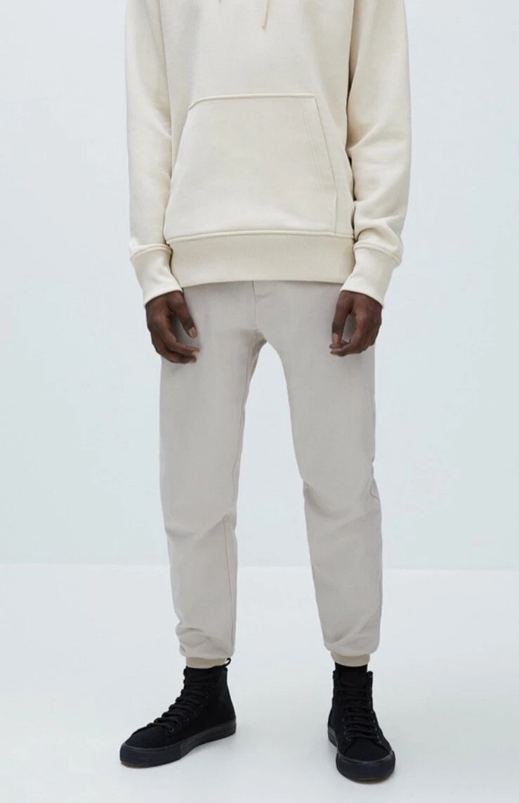 NWOT Zara Jogger Comfort Stretch, Beige/Tan, Size Medium