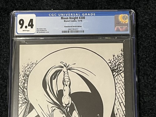 MOON RITTER # 200 SIENKIEWICSZ 1:1000 SKIZZE MARVEL VARIANTE EDITION CGC 9.4 - Bild 2 von 4