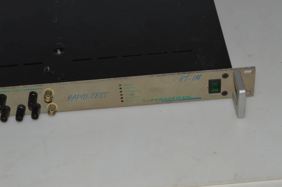 *TC* NEUTRIK RAPID-TEST RT-1M 335 MULTITONE AUDIO ANALYZER (GRM55) - Image 3 of 4