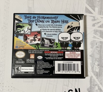 Alice in Wonderland (Nintendo DS, 2010) Box Only