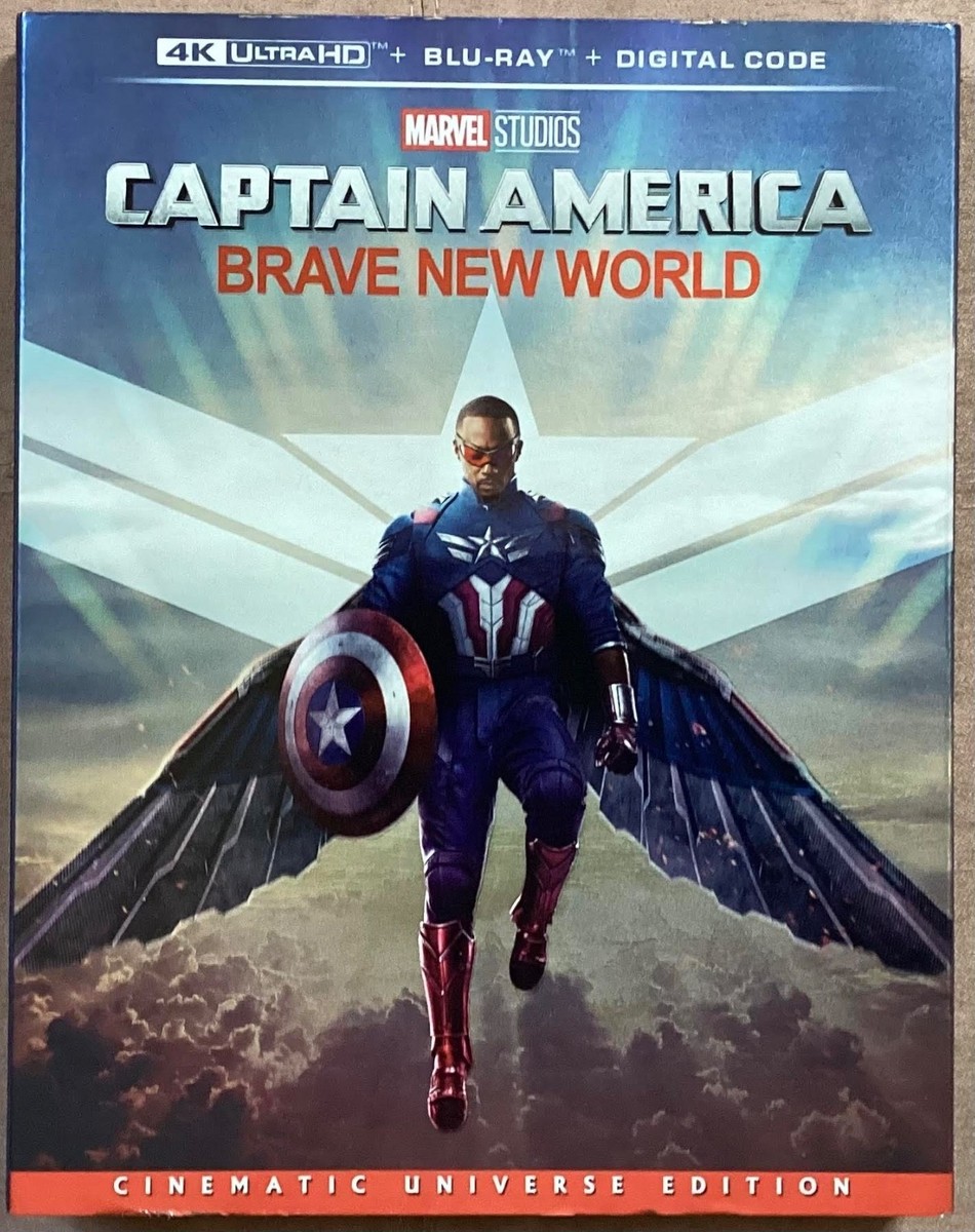 Captain America: Brave New World 2 Disc Ultra 4k Blu-ray Set w