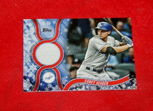 2018 Topps Walmart Holiday Card #R-CSE - Dodgers Corey Seager Game Used Jersey